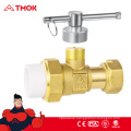 Locking Valve with cw617n dn15 brass material brass color and CE approved in TMOK